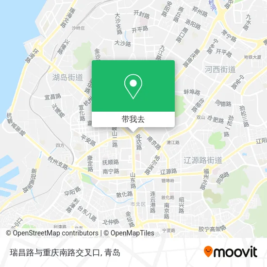 瑞昌路与重庆南路交叉口地图
