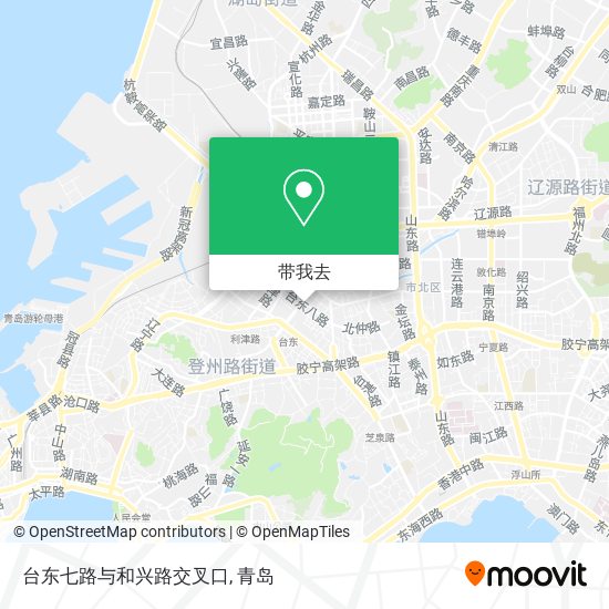 台东七路与和兴路交叉口地图