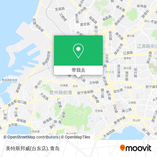美特斯邦威(台东店)地图