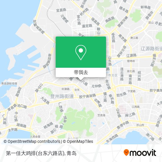 第一佳大鸡排(台东六路店)地图