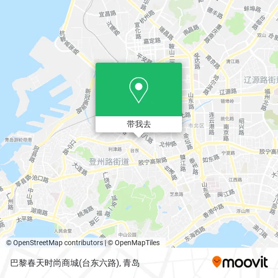 巴黎春天时尚商城(台东六路)地图