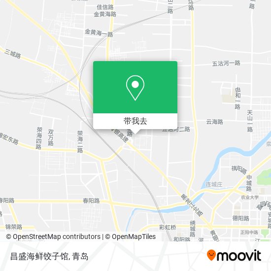昌盛海鲜饺子馆地图