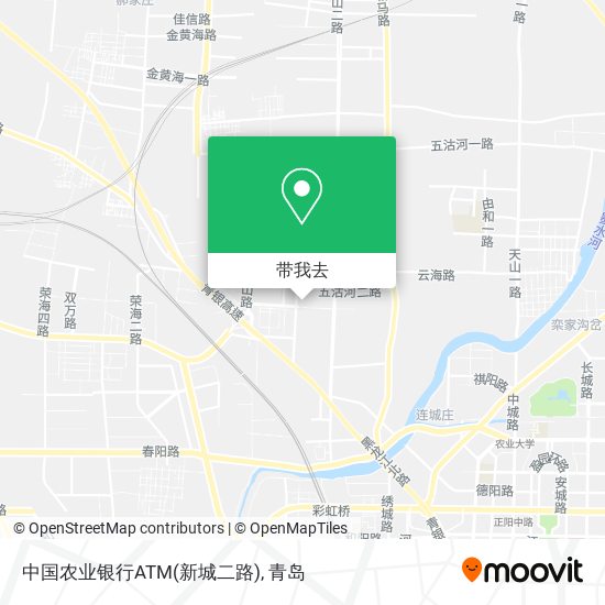 中国农业银行ATM(新城二路)地图