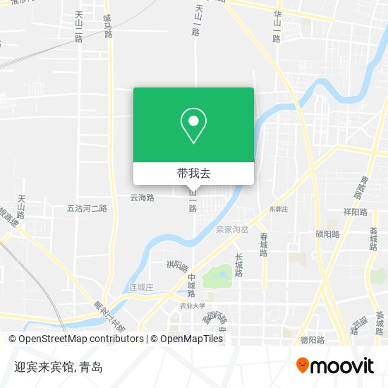 迎宾来宾馆地图