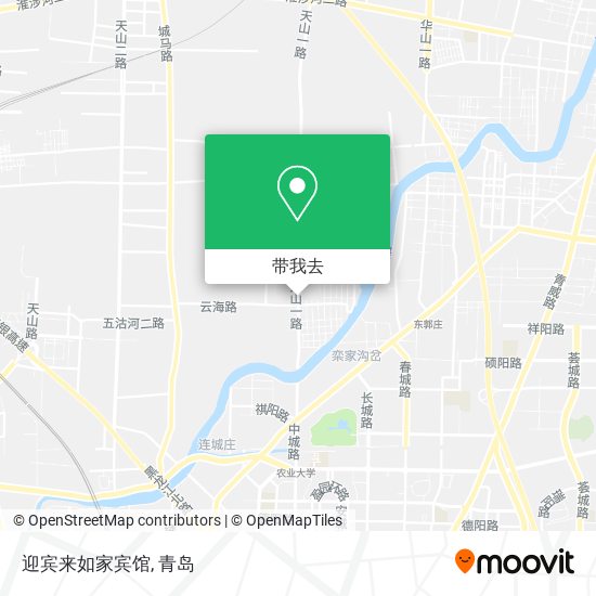 迎宾来如家宾馆地图