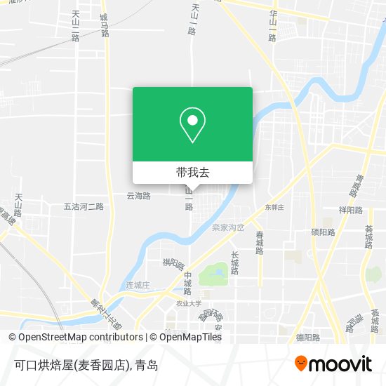 可口烘焙屋(麦香园店)地图