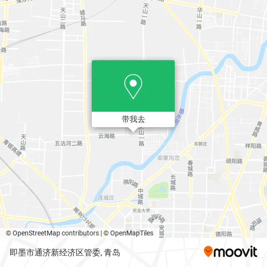 即墨市通济新经济区管委地图