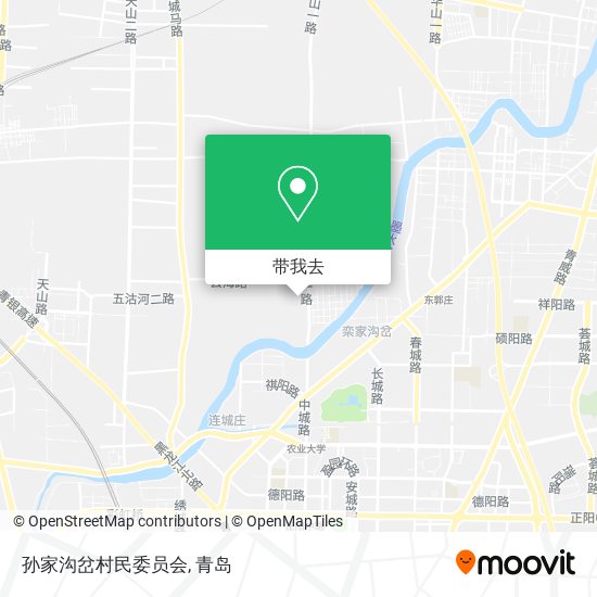 孙家沟岔村民委员会地图