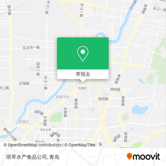 琪琴水产食品公司地图
