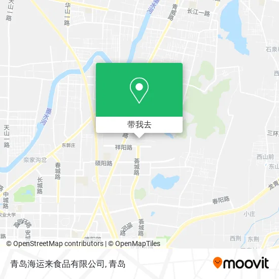 青岛海运来食品有限公司地图