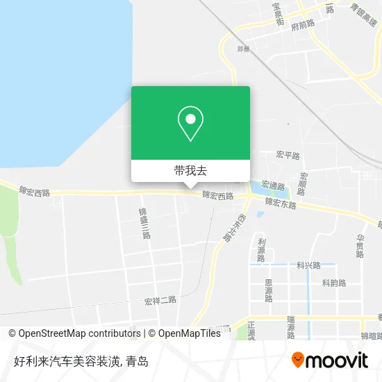 好利来汽车美容装潢地图