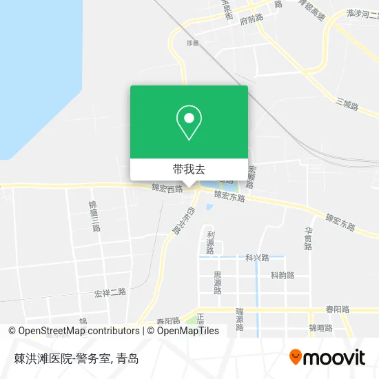 棘洪滩医院-警务室地图