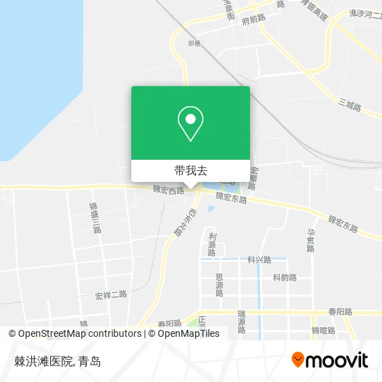 棘洪滩医院地图