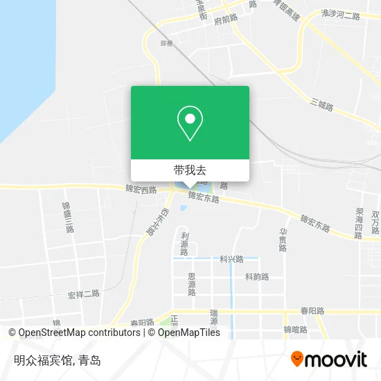 明众福宾馆地图