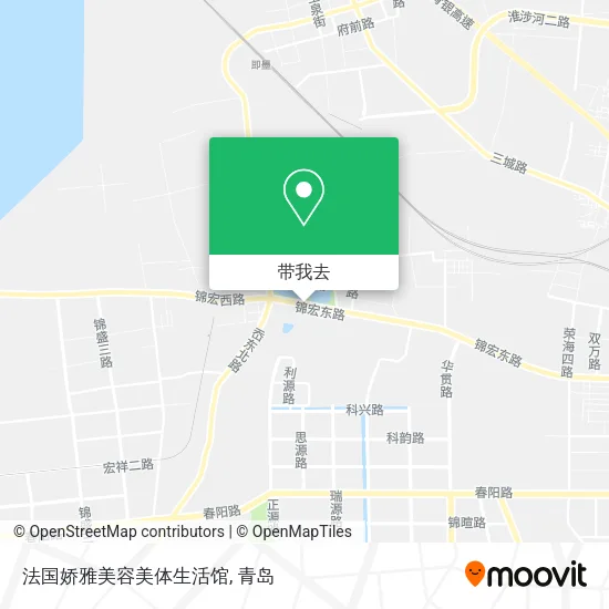 法国娇雅美容美体生活馆地图