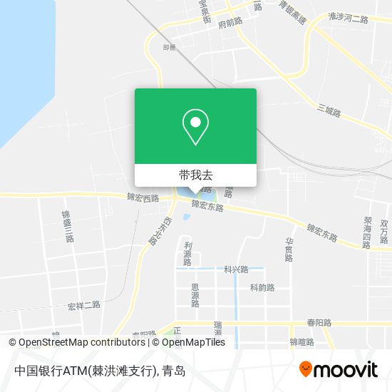 中国银行ATM(棘洪滩支行)地图