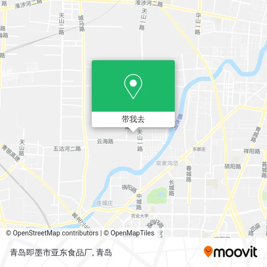 青岛即墨市亚东食品厂地图