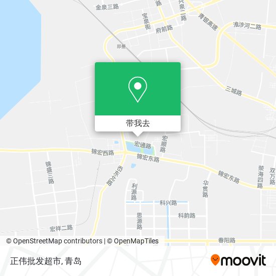 正伟批发超市地图