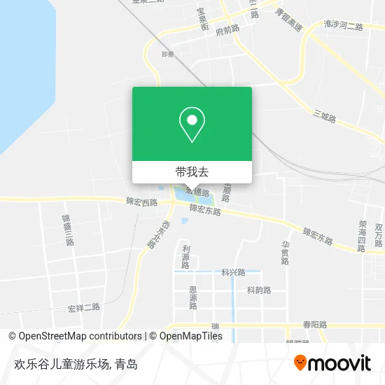 欢乐谷儿童游乐场地图