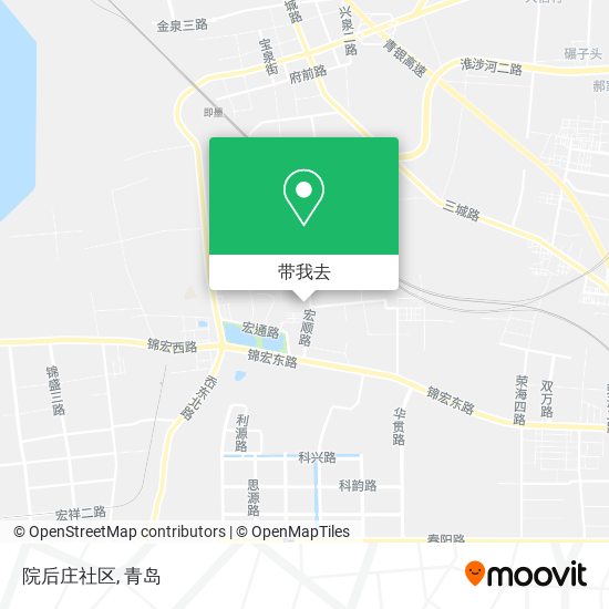院后庄社区地图