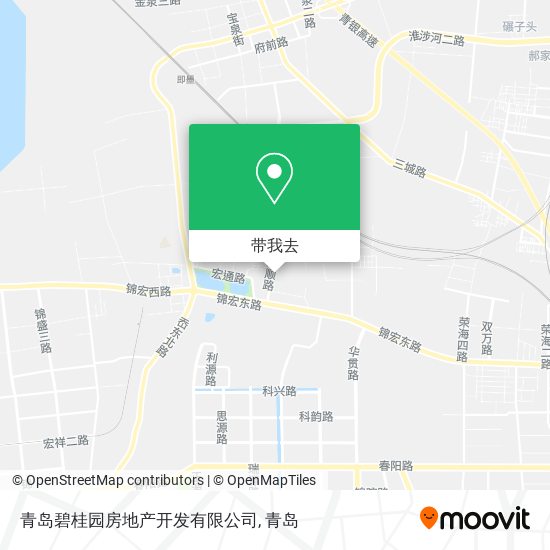 青岛碧桂园房地产开发有限公司地图