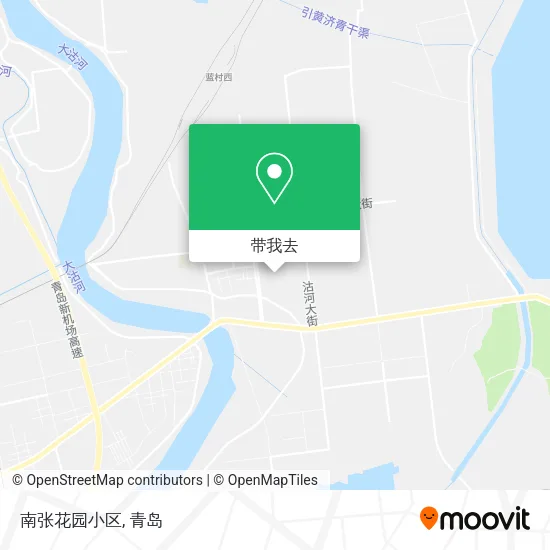 南张花园小区地图
