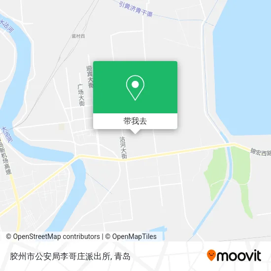 胶州市公安局李哥庄派出所地图