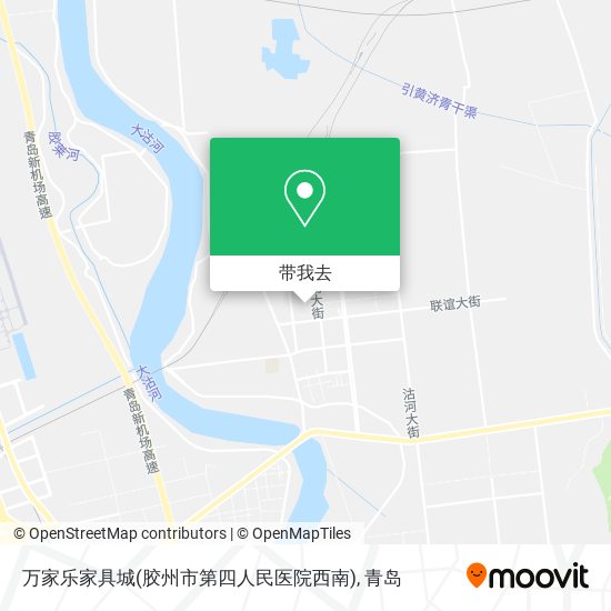 万家乐家具城(胶州市第四人民医院西南)地图