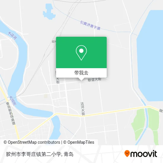 胶州市李哥庄镇第二小学地图