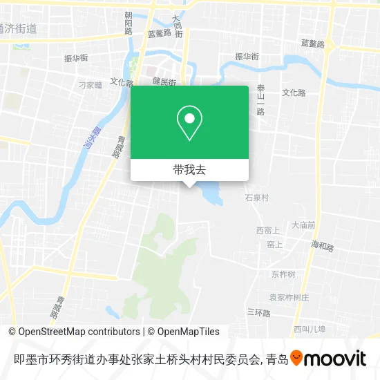 即墨市环秀街道办事处张家土桥头村村民委员会地图