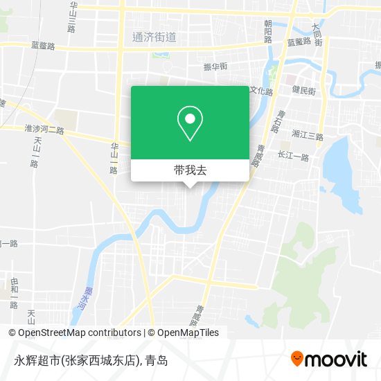 永辉超市(张家西城东店)地图