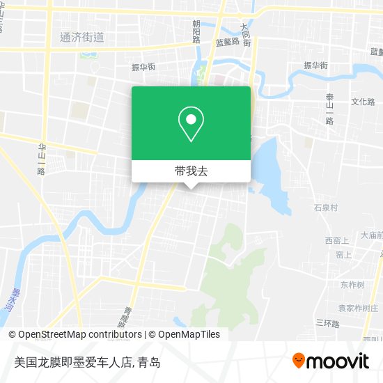 美国龙膜即墨爱车人店地图