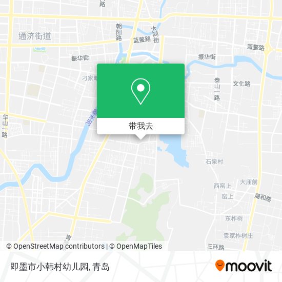 即墨市小韩村幼儿园地图