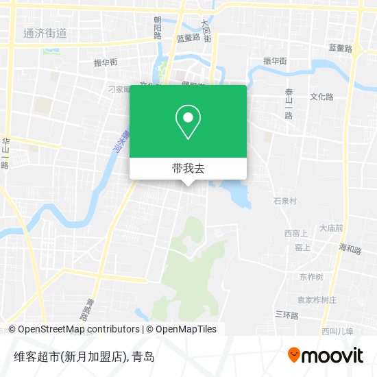维客超市(新月加盟店)地图