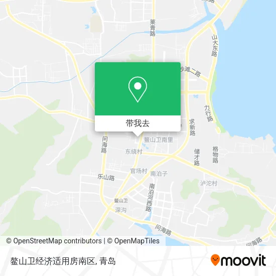 鳌山卫经济适用房南区地图
