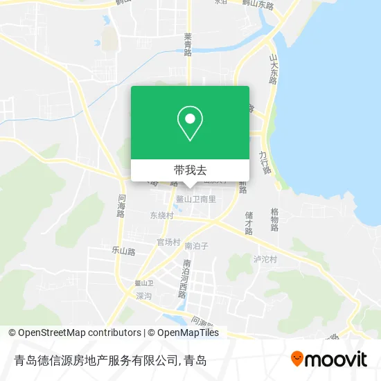 青岛德信源房地产服务有限公司地图
