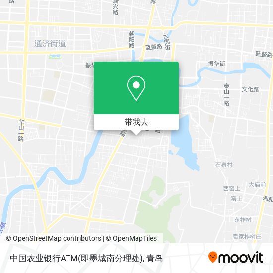 中国农业银行ATM(即墨城南分理处)地图