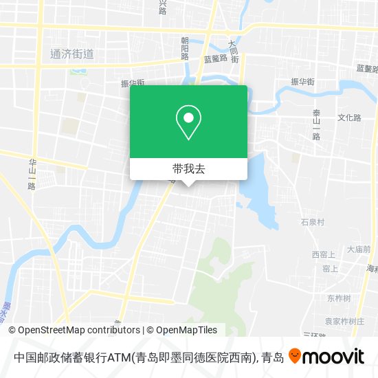 中国邮政储蓄银行ATM(青岛即墨同德医院西南)地图