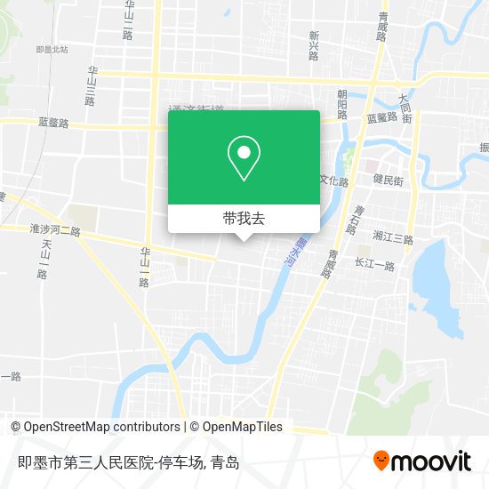 即墨市第三人民医院-停车场地图