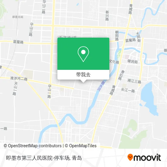 即墨市第三人民医院-停车场地图