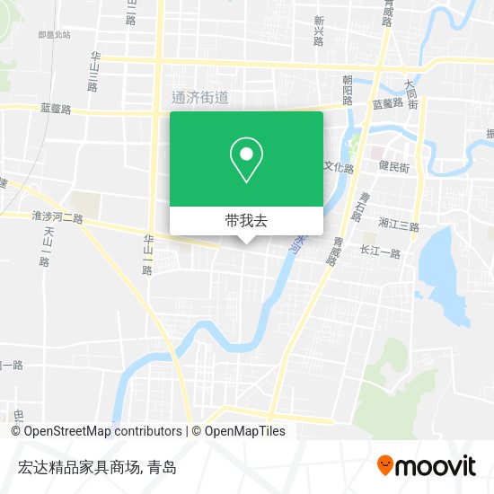 宏达精品家具商场地图