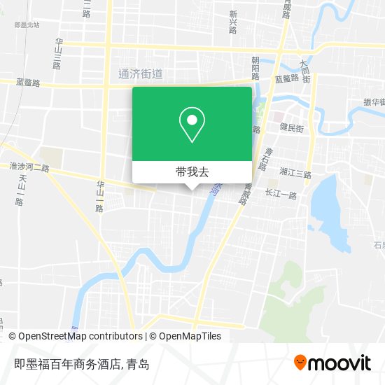 即墨福百年商务酒店地图