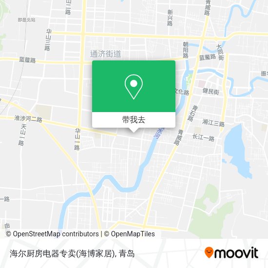 海尔厨房电器专卖(海博家居)地图