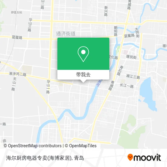 海尔厨房电器专卖(海博家居)地图