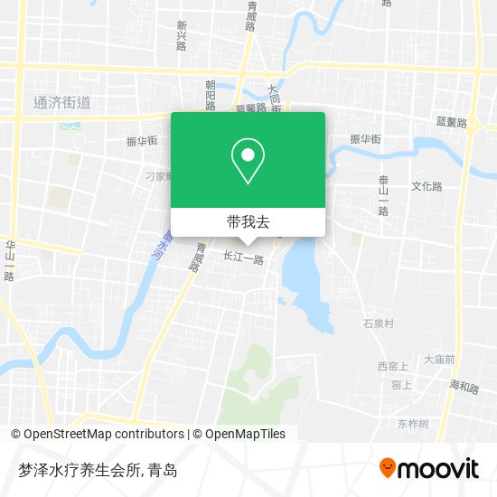 梦泽水疗养生会所地图