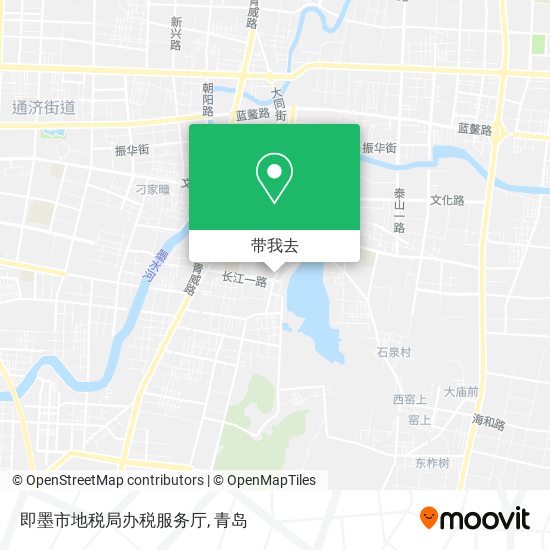 即墨市地税局办税服务厅地图
