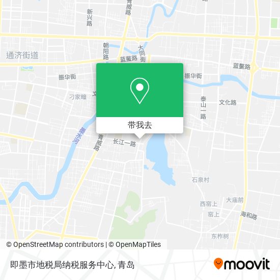即墨市地税局纳税服务中心地图