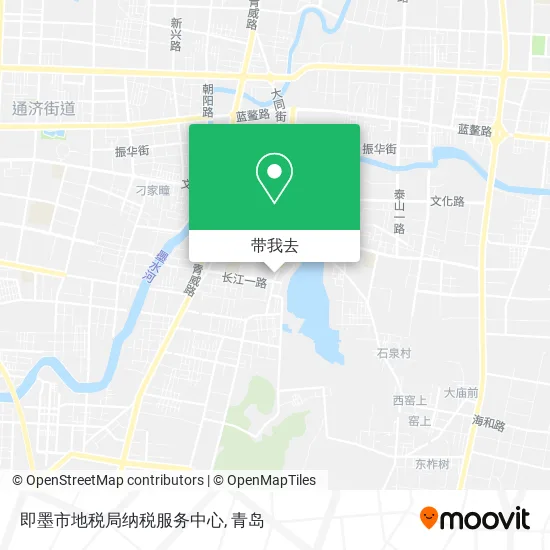 即墨市地税局纳税服务中心地图