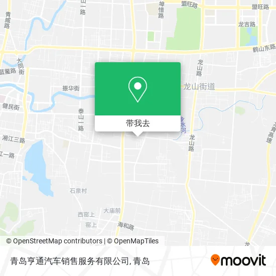 青岛亨通汽车销售服务有限公司地图
