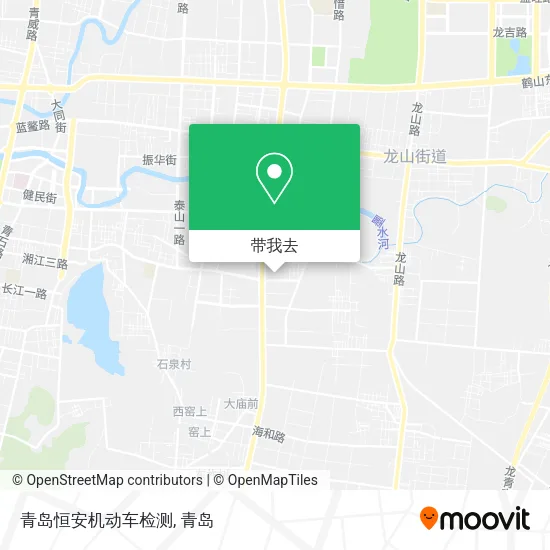 青岛恒安机动车检测地图